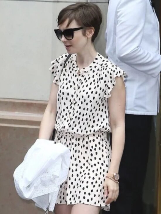 kate spade Pants - Like New! Kate Spade Leopard Dot Romper Blush/Black in Size 2